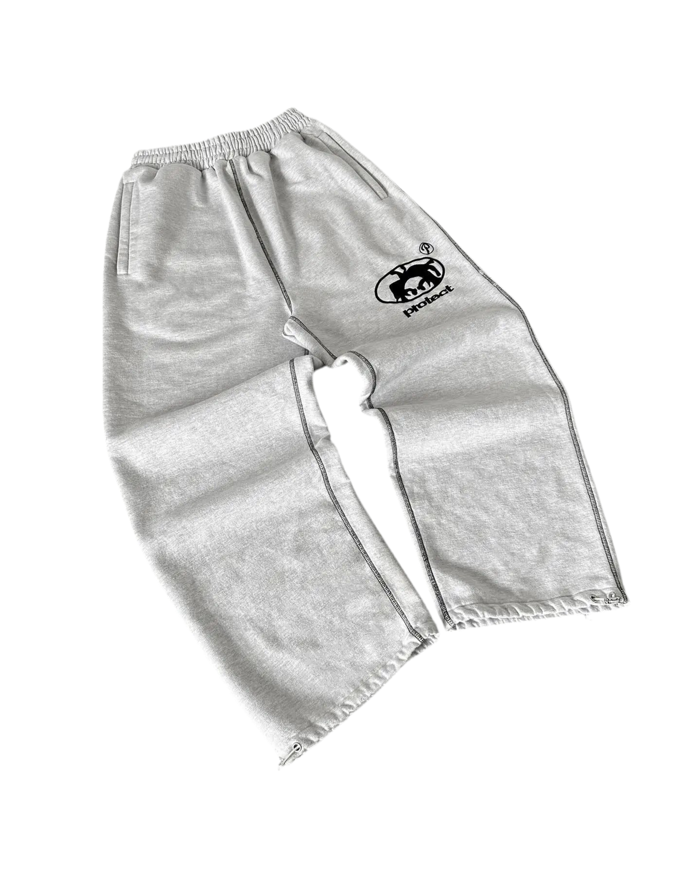 Streetwear PROTECT Y2K Sweatpants Pants Mens Womens Hip Hop Letter Embroidery Baggy Casual Pants Elastic Waist Jogging Pants