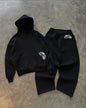 High street hip-hop men suit fashionable and popular embroidered design pullovers Gothic Harajuku loose casuel suit tracksuit