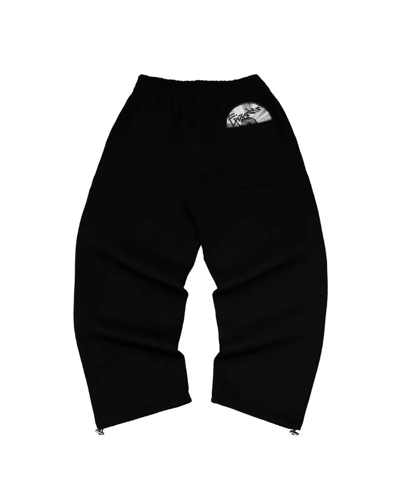 High street hip-hop men suit fashionable and popular embroidered design pullovers Gothic Harajuku loose casuel suit tracksuit